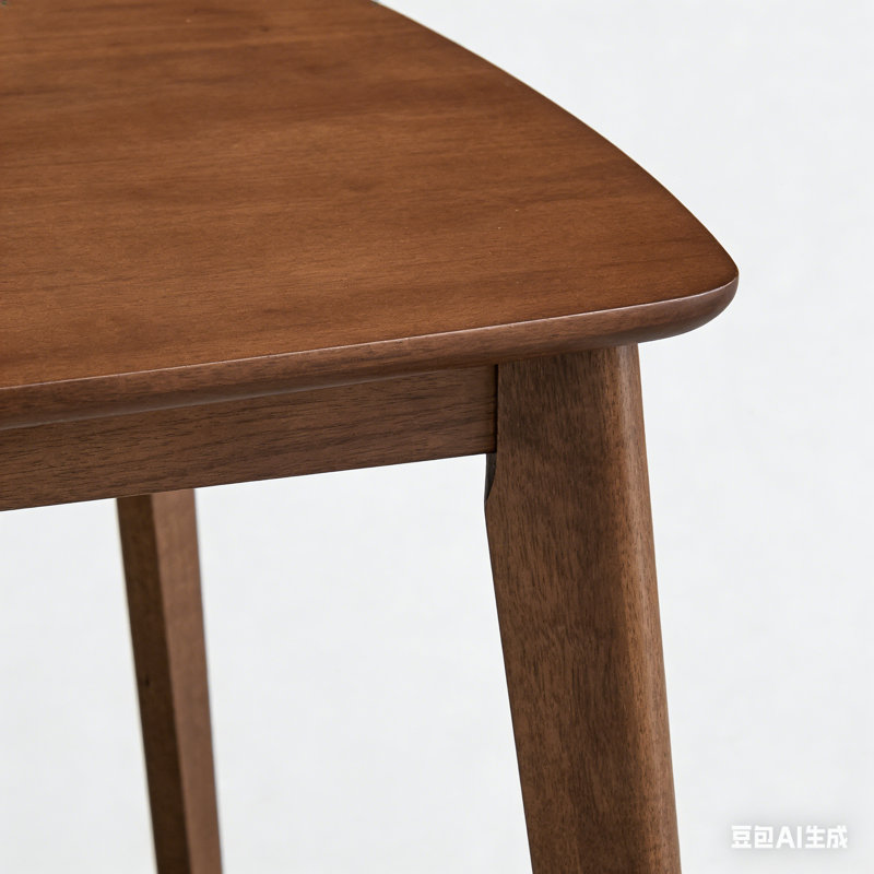  Table de salle à manger rectangulaire en bois, couleur noyer