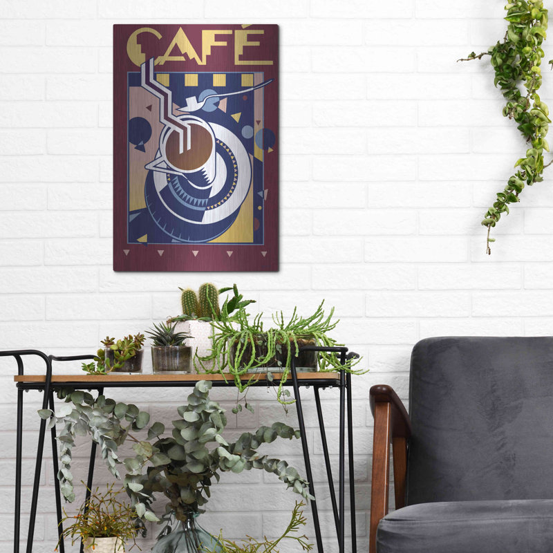 «Lark Manor ™» par David Chestnutt, art mural en métal, H 16 po x l 12 po