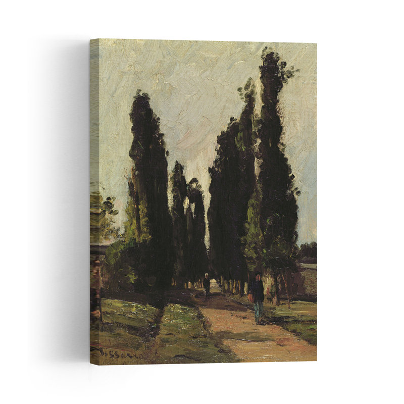 Route vers Corots Studio - Affiche murale Arbre paisible, serein et tranquille, H 24 po x l 16 po