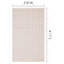 Tapis crème texturé neutre à carreaux bouclés Elijas-3323756