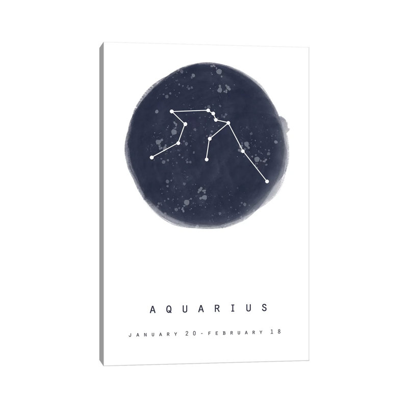 Aquarius by Leah Straatsma - Wrapped Canvas Print, 101.6 cm H x 66.04 cm W