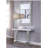 Ishaan Mirrored Console Table with Faux Gems Inlay