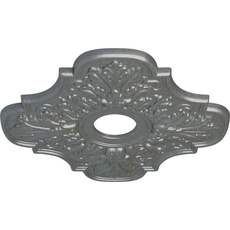 Médaillon de plafond H 17,75 po x l 17,75 po x P 1 po Peralta, Platinum