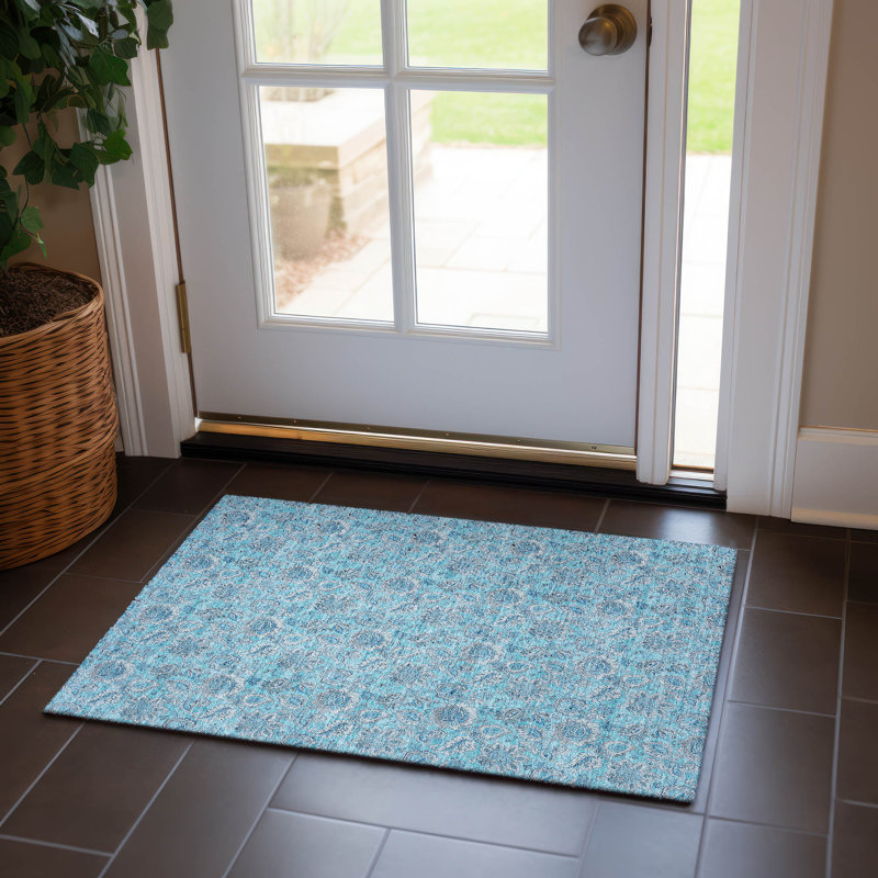 Tapis intérieur / extérieur Ayush, Rectangle 1 pi 8 po x 2 pi 6 po