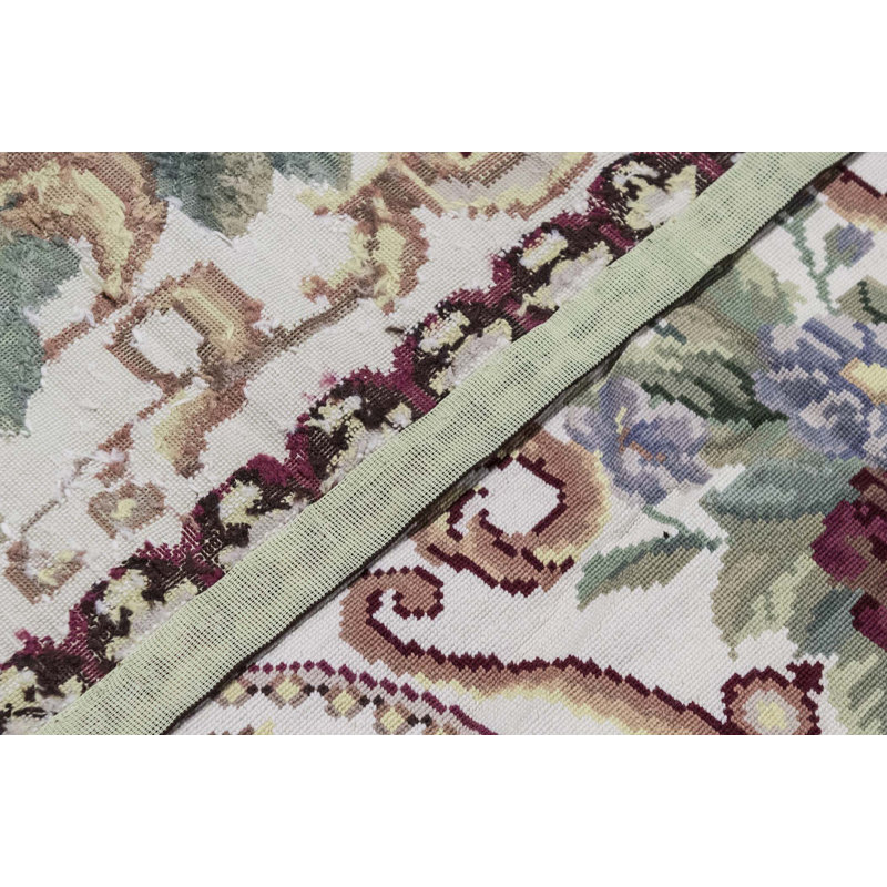 Hand-Knotted High-Quality Yellow Area Rug