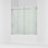 Levity 59.63" x 59.75" Bypass Bath Door with CleanCoat® Technology