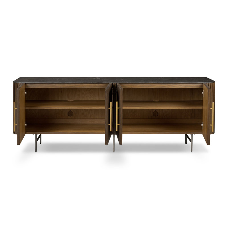 Fletcher Solid Wood Media Console