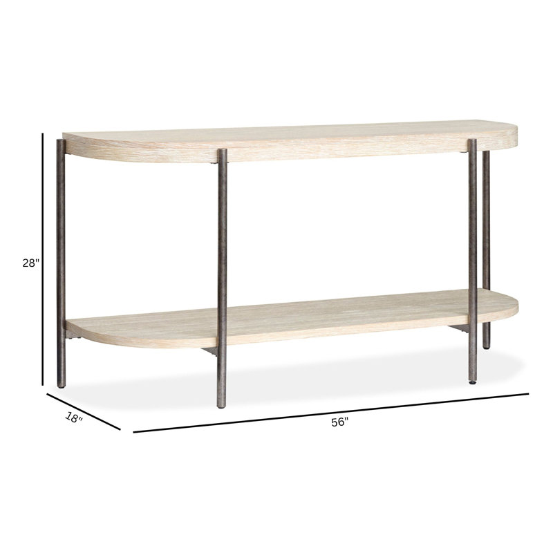 Table de canapé Demilune