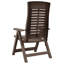 Bercut Foldable Outdoor Patio Dining Armchair-1538314006