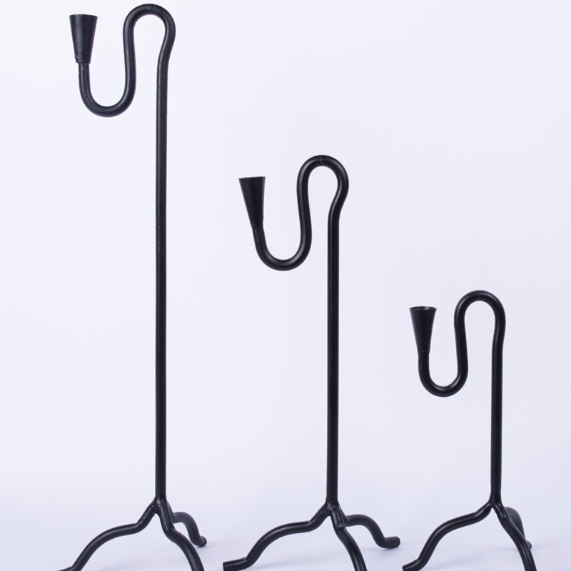 24'' H Iron Floor Candlestick
