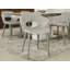 Fauteuil en velours gris Yuliyan