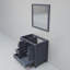 Jacques 36 in W x 22 in D Right Offset Single Bath Vanity and 34 in Mirror-90366194