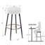 Boatwright Upholstered Counter Stool with Metal Frame