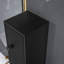 Bathroom Storage Cabinet w/ Shelves, Toilet Paper Cabinet, Black-1758655271