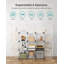 93cm W Plastic Height -Adjustable Shelving Unit