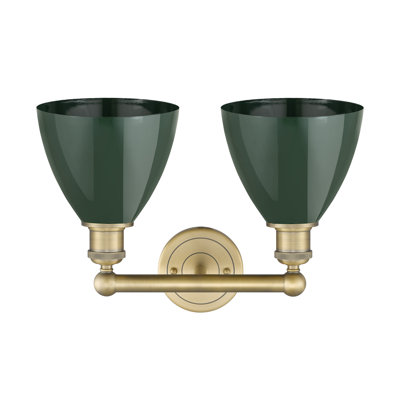 Éclairage pour meuble-lavabo de salle de bain 2 lumières 16,5 pouces Anjail Dome