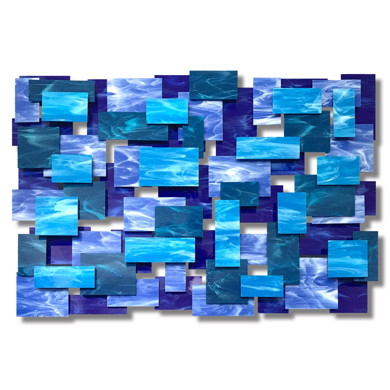Cascade Handmade Wall Decor, 54" H x 80" W x 3.75" D