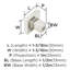 Poignée d'armoire carrée - Basics by Wayfair ™-1331742160