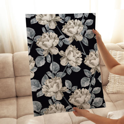 Floral Floral Elegance V, reproduction d'art moderne sans cadre