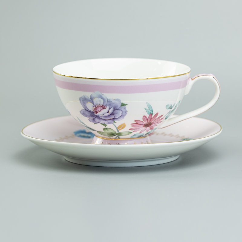 Tasse à thé, Rose