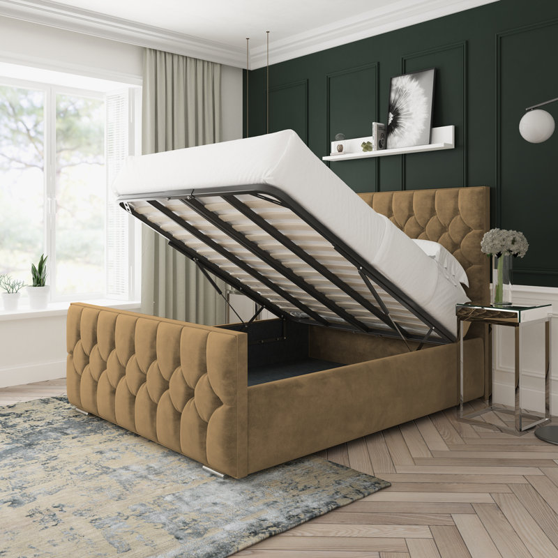 Divan Bed Base, Mink, Double (4'6)