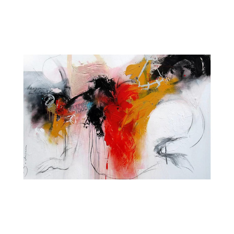 Keeping In Touch by Hans Jochem Bakker - Wrapped Canvas Painting, 20.32 cm H x 30.48 cm W
