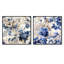 Odalis - Ensemble de 2 collages carrés floraux-101851556-101851562
