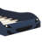 A Wooden Twin-Size Platform Bed Designed In The Shape Of A Race Car, Equipped With LED Lights-64850982