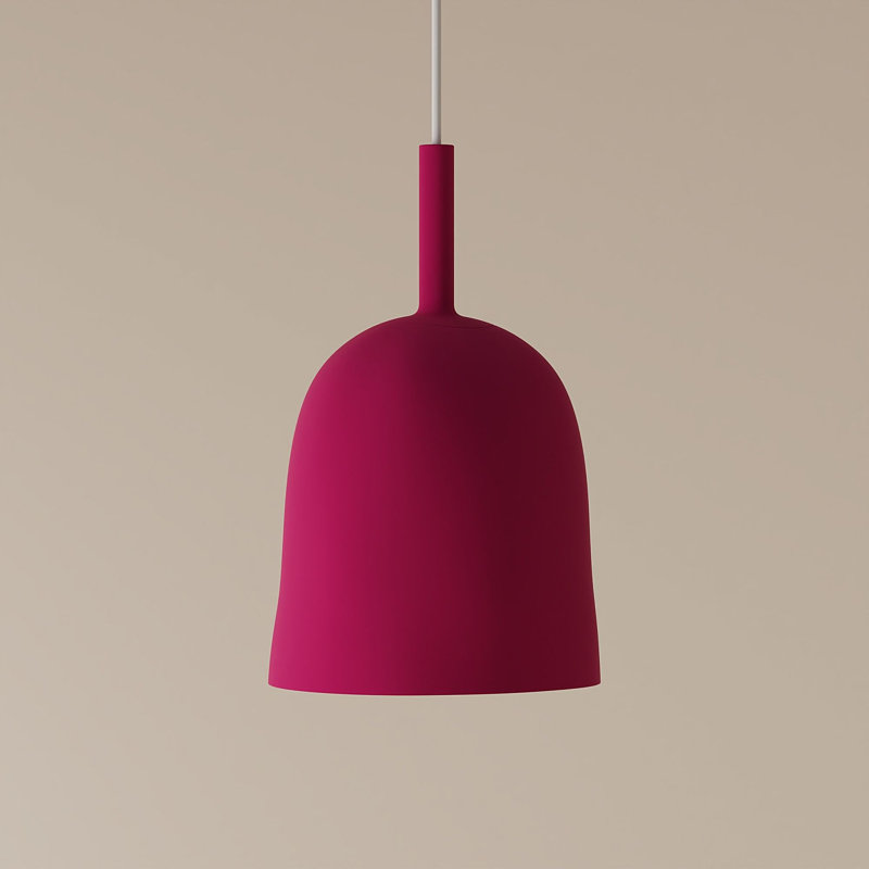 Vessel Pendant Light, Blossom, 18.5'' H x 9'' W x 9'' D, White