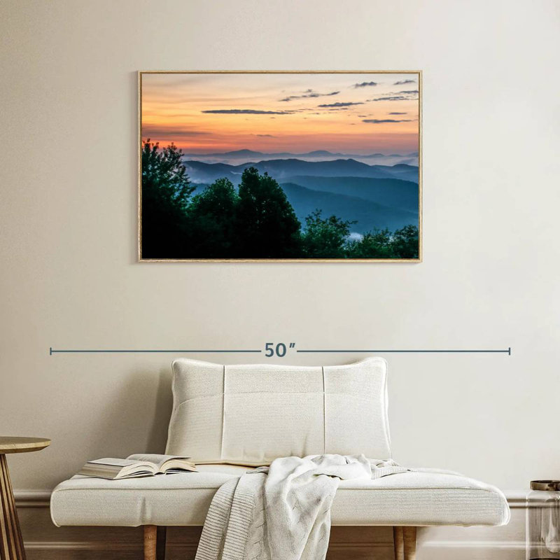 Blue Ridge, Cadre flottant en bois naturel, 37 po x 25 po
