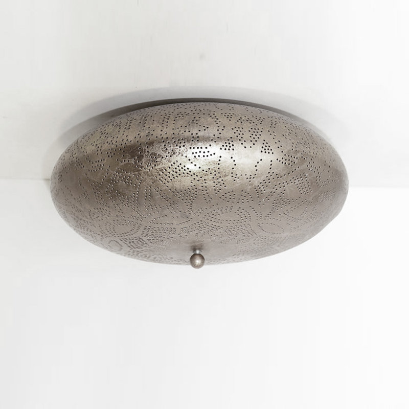 Chasteen Flush Mount, Gold, 12cm H x 50cm W x 50cm D