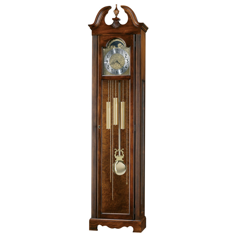 196.2cm Solid + Manufactured Wood Grandfather Clock