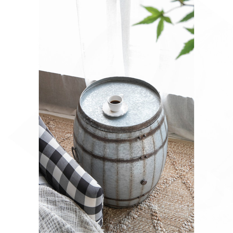 Table d'appoint cylindrique 22,5 x 22,5 x 26 po