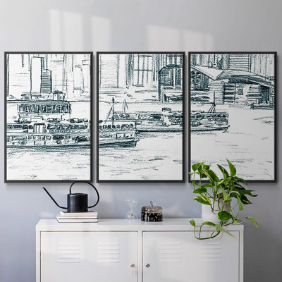 " Ferryboats I " 3 - Pieces