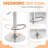 Stallcup Swivel Upholstered Adjustable Height Counter Stool with Metal Frame-1728056904