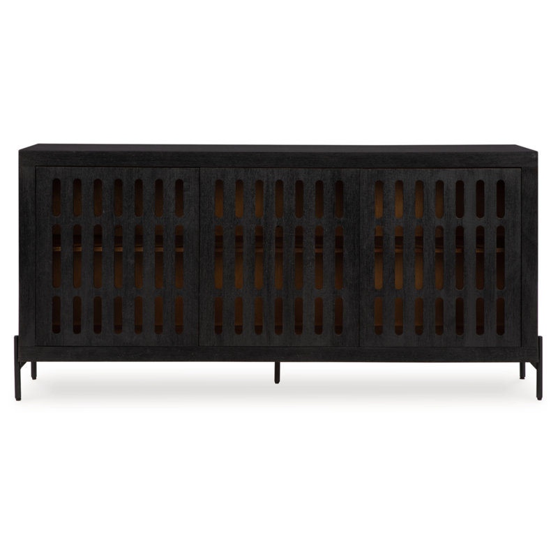Solid Wood Accent Cabinet