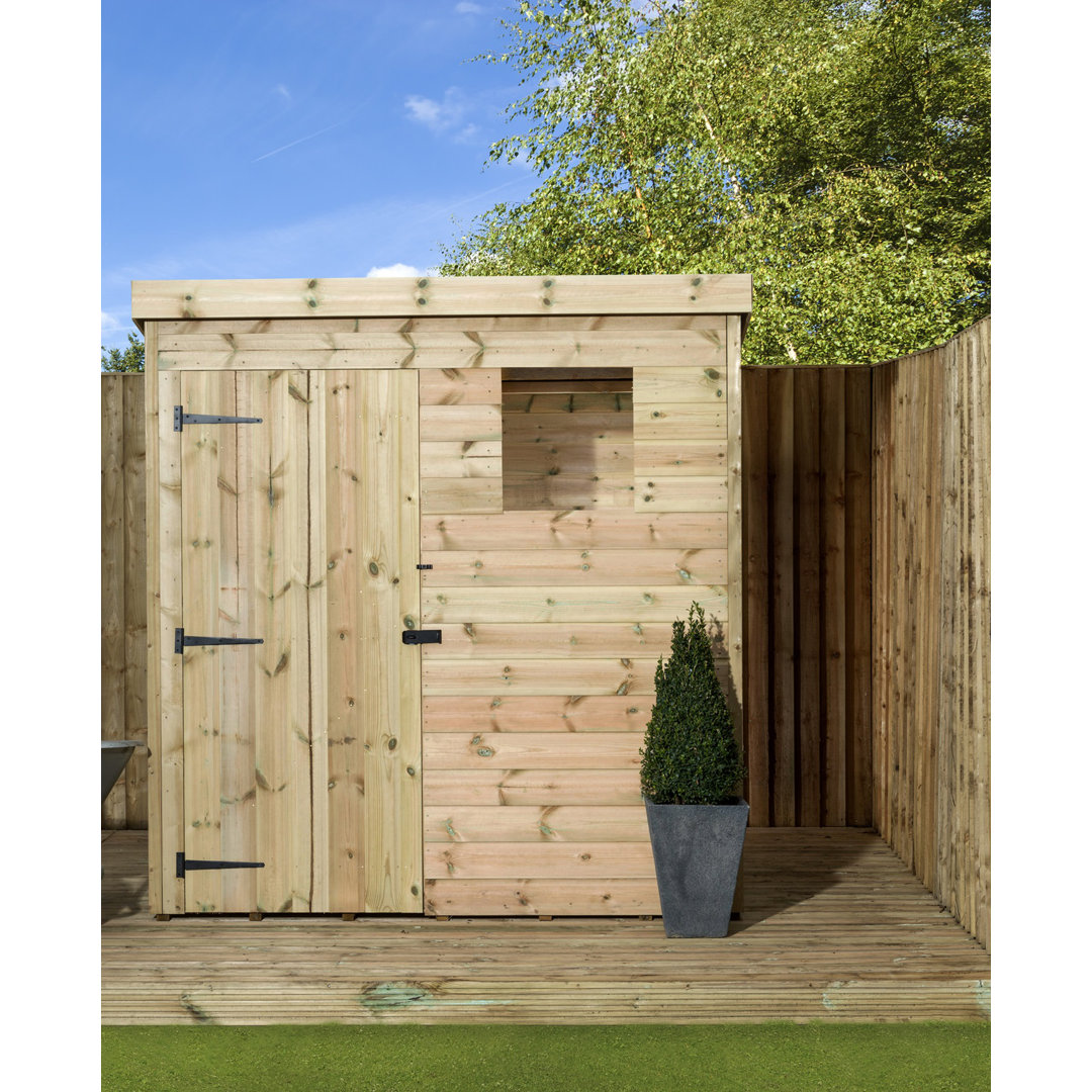6 Ft. W x 3 Ft. D Shiplap Pent Wooden Shed