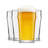 JoyJolt Grant Beer Drinking Glasses, 19 oz