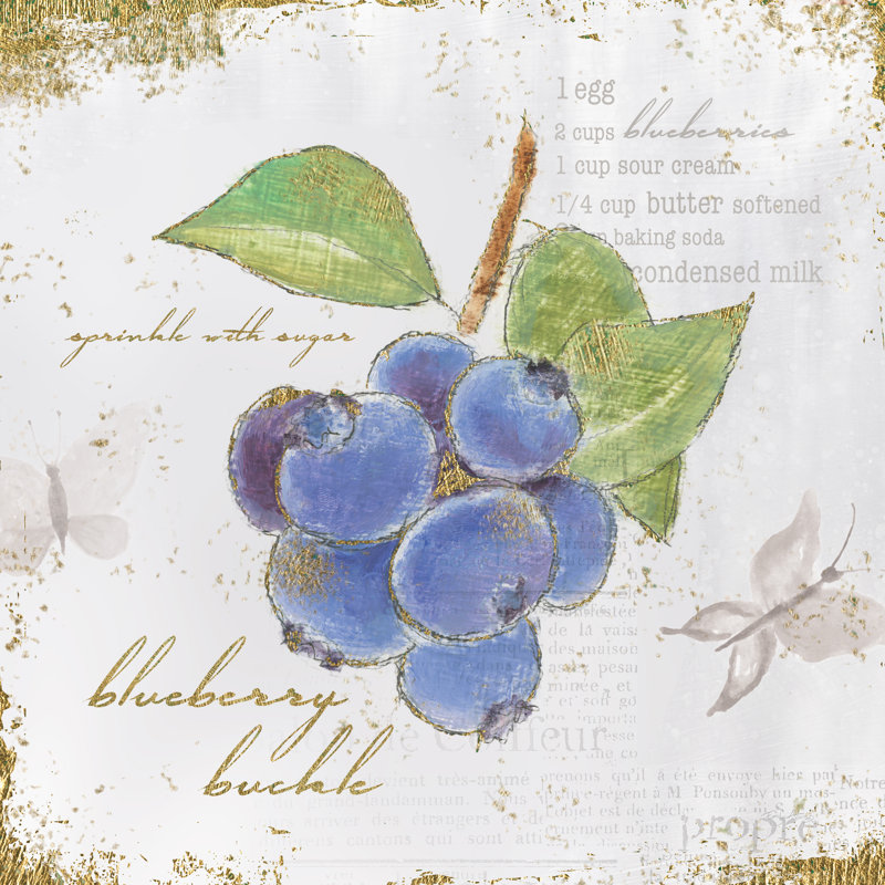 Garden Treasures V by Emily Adams - No Frame Print on Canvas, 91cm H x 91cm W x 3.8cm D