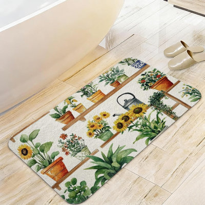 Décoration de plancher de salle de bain pour salle de bain 32 x 20 po