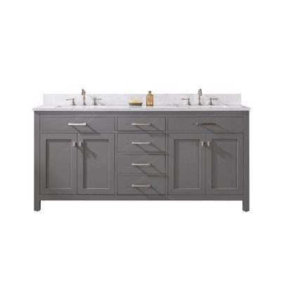 Meuble-lavabo double Ajhane