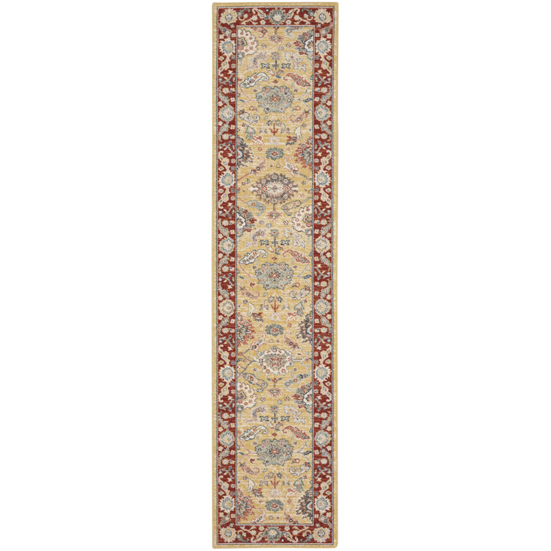 Floral Indoor Rug, Runner 2'3" x 10'