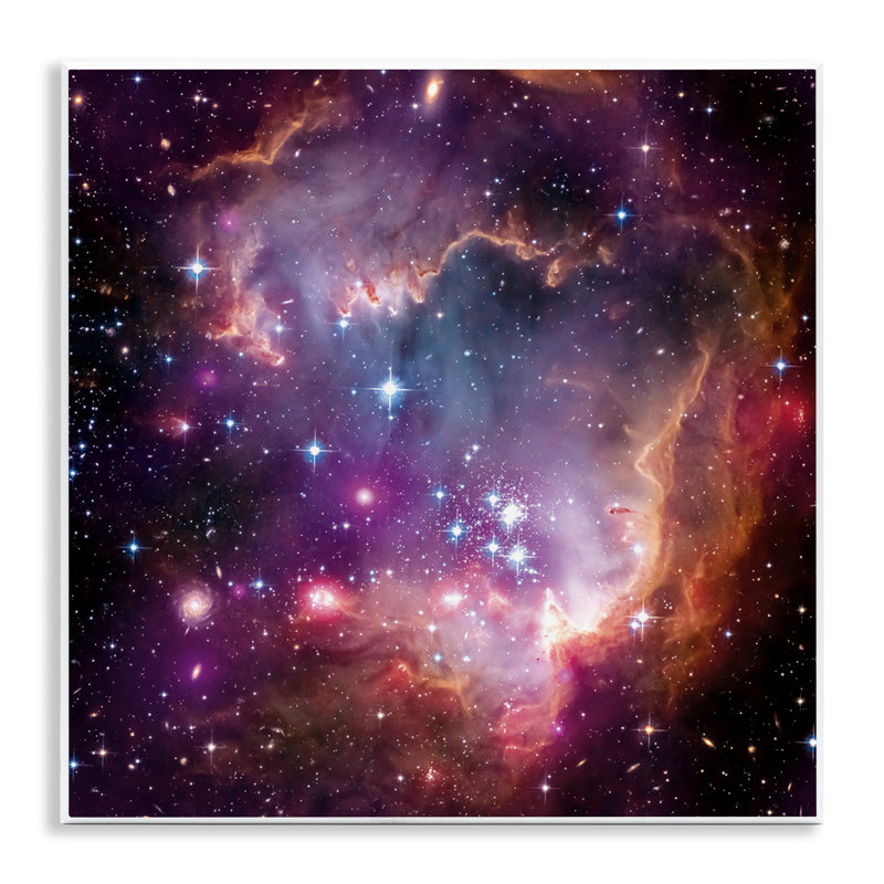  Cloud Galaxy with Stars Wall Plaque Art by Wild Apple Portfolio