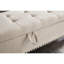 Banc repose-pieds 59 po avec rangement en tissu beige-2045571888