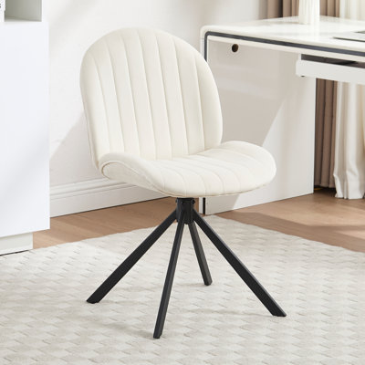 Upholstered Swivel Home Office Task Desk Chair