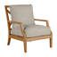 Haley Teak Patio Chair with Cushions-38580634-38580685-70064487