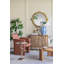 Table de bout ronde en verre