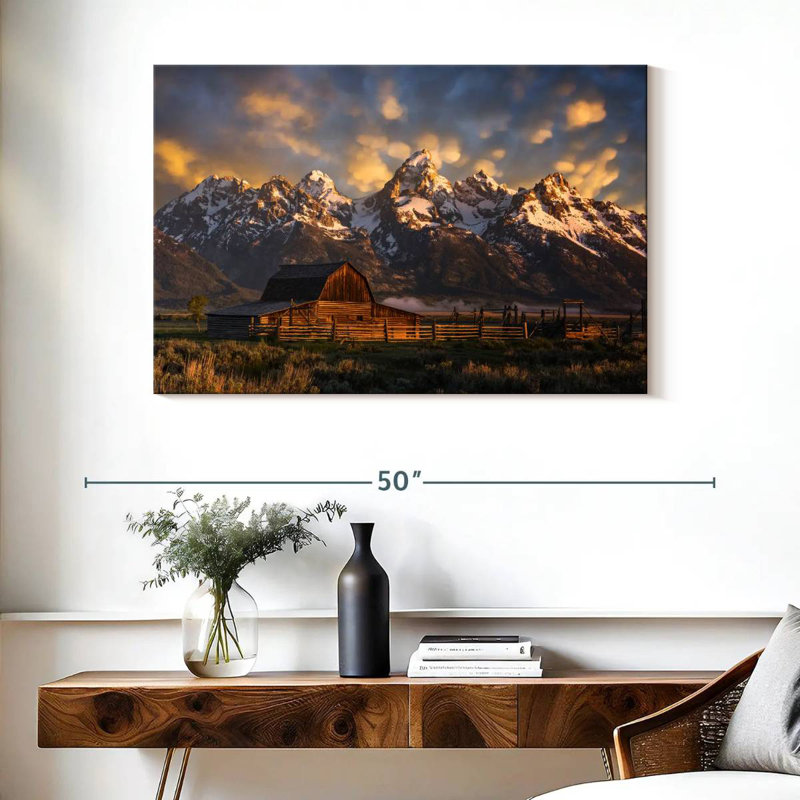 Mormon Row Barn, H 26 po x l 39 po