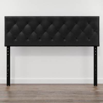 Mattson Adjustable Faux Leather Headboard