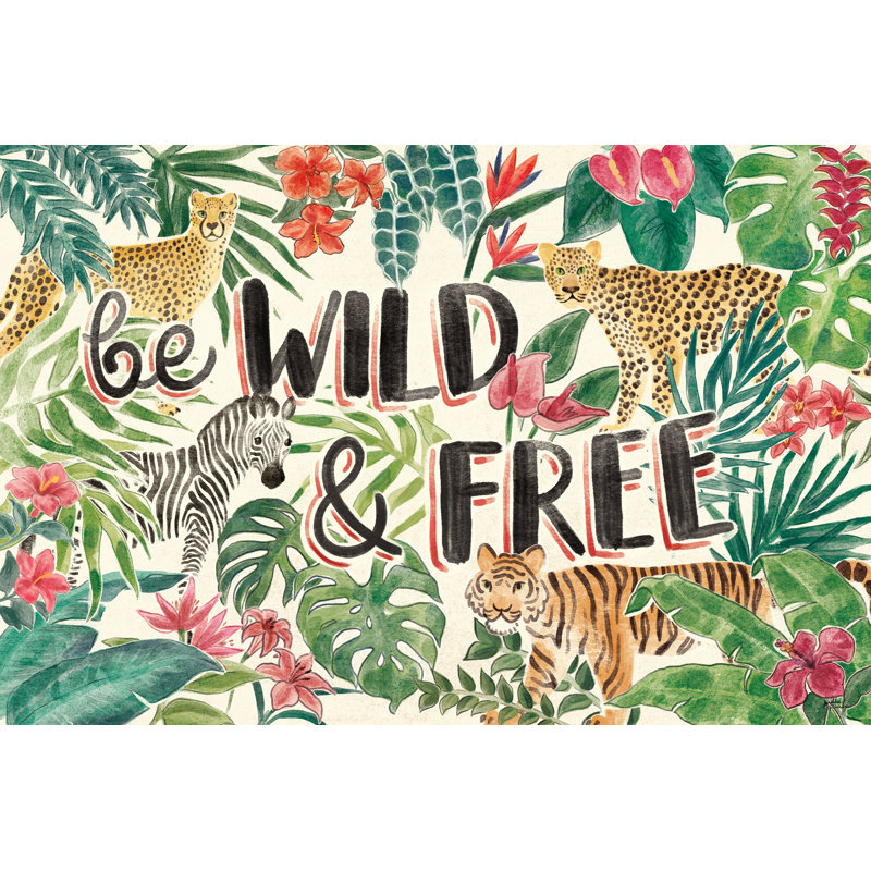 Jungle Vibes I by Janelle Penner - Wrapped Canvas Print, 20cm H x 30cm W